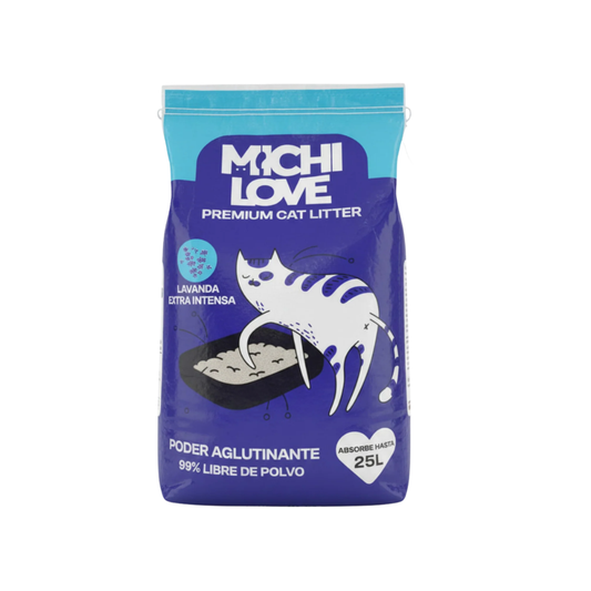 Arena Para Gatos Michi Love Lavanda 20 kg