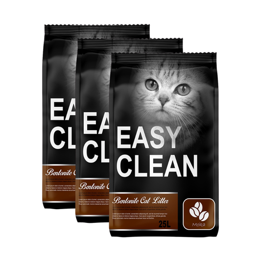 Arena para Gatos Easy Clean 60 kg – Bentonita