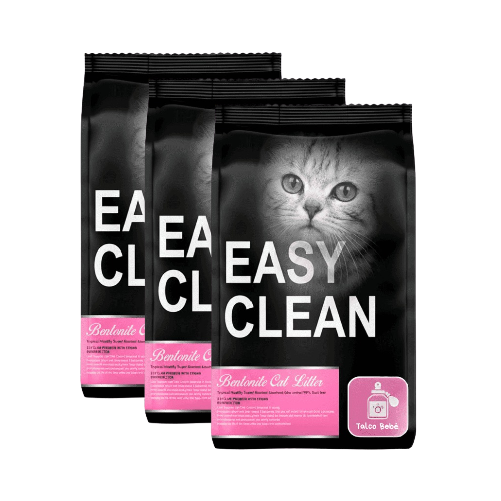 Arena para Gatos Easy Clean 60 kg – Bentonita