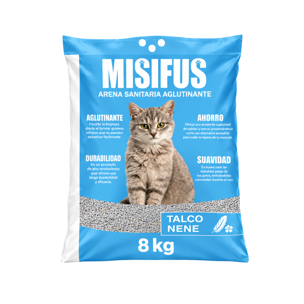 Arena Para Gatos Misifus 8 kg