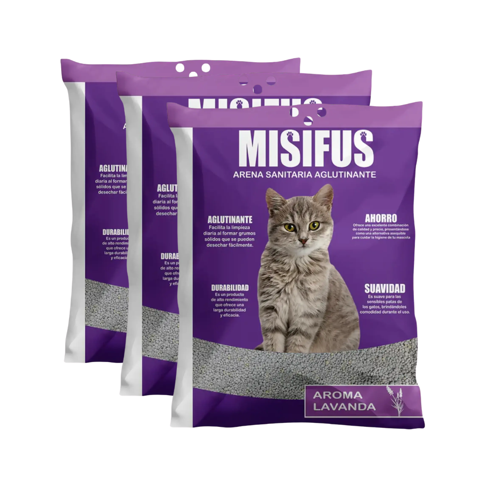Arena Para Gatos Misifus 24 kg